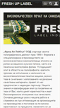 Mobile Screenshot of freshuplabel.com
